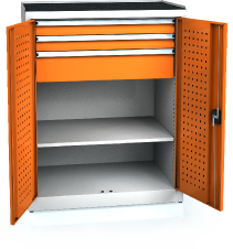 Systemschränke PROFI 1170 x 920 x 600 - Fachböden-Schubladen